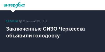 Татьяна Москалькова - Заключенные СИЗО Черкесска объявили голодовку - interfax.ru - Москва - Россия - респ. Карачаево-Черкесия - Черкесск