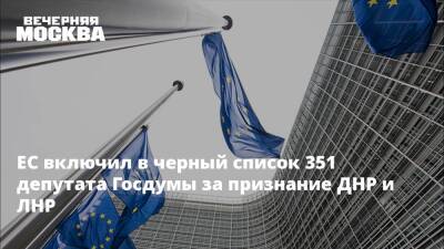 ЕС включил в черный список 351 депутата Госдумы за признание ДНР и ЛНР - vm.ru - Россия - ДНР - ЛНР