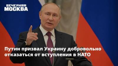 Владимир Путин - Мария Захарова - Жозепа Борреля - Йенс Столтенберг - Сергей Лавров - Эммануэль Макрон - Джо Байден - Энтони Блинкеный - Путин призвал Украину добровольно отказаться от вступления в НАТО - vm.ru - Москва - Россия - США - Украина - Франция