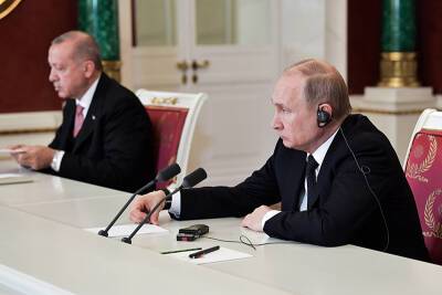 Владимир Путин - Тайип Эрдоган - Денис Пушилин - Леонид Пасечник - Путин объяснил Эрдогану, почему Россия признала ДНР и ЛНР - tvc.ru - Москва - Россия - США - Турция - ДНР - ЛНР