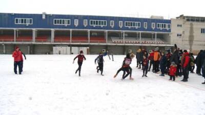 В Пензе для юных спортсменов организовали снежное регби - penzainform.ru - Пенза