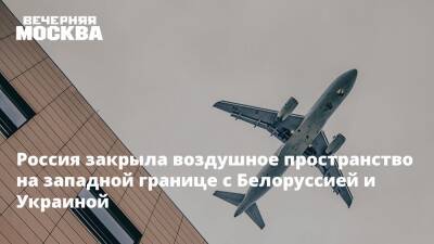 Владимир Путин - Россия закрыла воздушное пространство на западной границе с Белоруссией и Украиной - vm.ru - Россия - Украина - Белоруссия - ДНР - ЛНР
