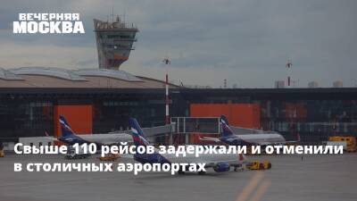 Свыше 110 рейсов задержали и отменили в столичных аэропортах - vm.ru - Москва - Россия - Украина - Белоруссия - Москва