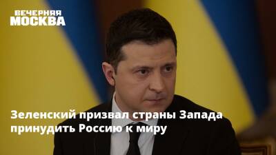 Владимир Зеленский - Владимир Путин - Виктор Литовкин - Зеленский призвал страны Запада принудить Россию к миру - vm.ru - Москва - Россия - США - Украина - Англия - Германия - Польша - Европа