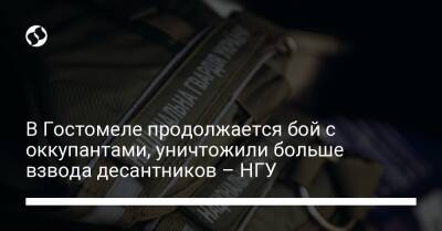 Михаил Подоляк - В Гостомеле продолжается бой с оккупантами, уничтожили больше взвода десантников – НГУ - liga.net - Россия - Украина