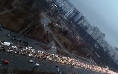 Машины спешно покидают Киев, АЗС парализованы - zr.ru - Россия - Украина - Киев