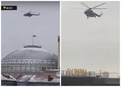 Военный вертолёт завис над Новосибирском - sib.fm - Россия - Украина - Киев - Новосибирск