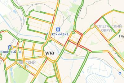 Пробки в Туле: что происходит на дорогах города утром 25 февраля - tula.mk.ru - Тула