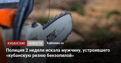 Полиция 2 недели искала мужчину, устроившего «кубанскую резню бензопилой» - kubnews.ru - Россия - Краснодарский край - Краснодар