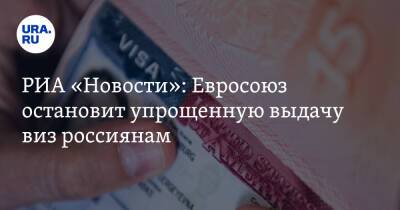 Владимир Путин - Дмитрий Песков - Сергей Лавров - РИА «Новости»: Евросоюз остановит упрощенную выдачу виз россиянам - ura.news - Москва - Россия - США - Украина - Англия