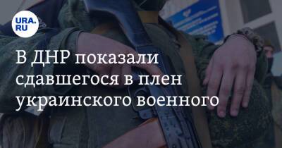 Владимир Путин - В ДНР показали сдавшегося в плен украинского военного. Видео - ura.news - Россия - Украина - ДНР