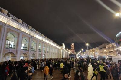 Участники несогласованного митинга на Гостином дворе получили штрафы и обязательные работы - spb.mk.ru - Санкт-Петербург
