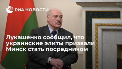 Владимир Зеленский - Владимир Путин - Дмитрий Песков - Александр Лукашенко - Лукашенко: украинские элиты призвали Минск встать между Киевом и Москвой - ria.ru - Москва - Россия - Украина - Киев - Белоруссия - ДНР - Минск - ЛНР - Варшава - Гомель - Стамбул - Баку - Донецкая обл. - Минск