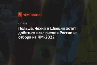 Джанни Инфантино - Польша, Чехия и Швеция хотят добиться исключения России из отбора на ЧМ-2022 - championat.com - Россия - Польша - Швеция - Чехия - Катар - ?