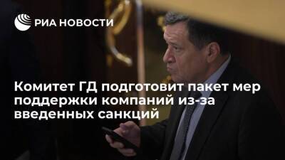 Владимир Путин - Дмитрий Песков - Комитет ГД по бюджету подготовит пакет мер поддержки компаний на фоне введенных санкций - smartmoney.one - Россия - Украина - Киев - ЛНР - Донбасс - Донецкая обл.