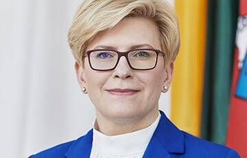 Ингрида Шимоните - Премьер Литвы призвала отключить Беларусь от SWIFT - charter97.org - Белоруссия - Литва - county Swift