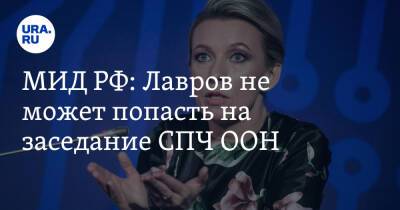 Владимир Путин - Мария Захарова - Дмитрий Песков - Сергей Лавров - МИД РФ: Лавров не может попасть на заседание СПЧ ООН - ura.news - Москва - Россия - Украина - Женева