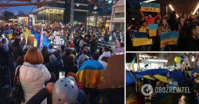 Владимир Путин - Война в Украине: митинги против российской агрессии в Израиле - фото и видео - obozrevatel.com - Россия - Украина - Израиль - Тель-Авив - Одесса