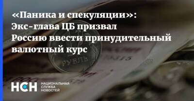 «Паника и спекуляции»: Экс-глава ЦБ призвал Россию ввести принудительный валютный курс - nsn.fm - Россия - Украина