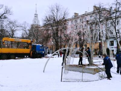 В воронежском Кольцовском сквере демонтировали «зимний» фонтан - gorcom36.ru - Воронеж
