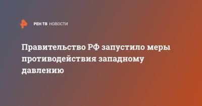 Правительство РФ запустило меры противодействия западному давлению - ren.tv - Россия