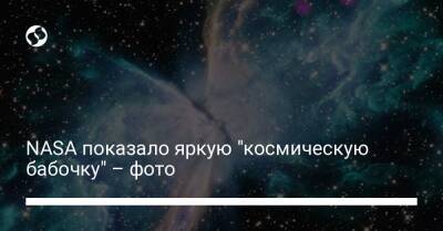Джеймс Уэбб - NASA показало яркую "космическую бабочку" – фото - liga.net - Украина