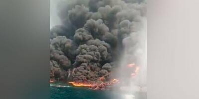 Последствия взрыва на нефтедобывающем судне в Нигерии сняли на видео - ruposters.ru - Нигерия