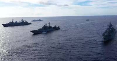 Еще одна группа российских боевых кораблей зашла в Средиземное море (фото) - focus.ua - Россия - Китай - Украина