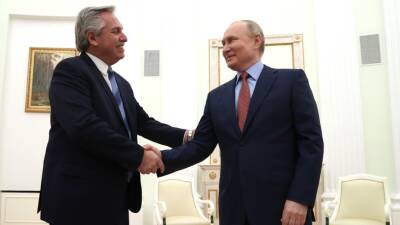 Владимир Путин - Альберто Фернандес - Путин: Аргентина – один из ключевых партнеров России в Латинской Америке - mir24.tv - Россия - Аргентина