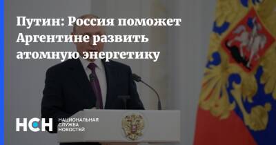 Владимир Путин - Аргентина - Путин: Россия поможет Аргентине развить атомную энергетику - nsn.fm - Москва - Россия - Аргентина - Буэнос-Айрес