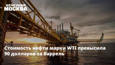 Наталья Мильчакова - Стоимость нефти марки WTI превысила 90 долларов за баррель - vm.ru - Россия