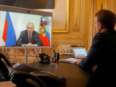 Владимир Зеленский - Владимир Путин - Эммануэль Макрон - Украина поднимает "провокационные" действия против России: Путин в телефонном разговоре с Макроном - unn.com.ua - Москва - Россия - Украина - Киев - Франция