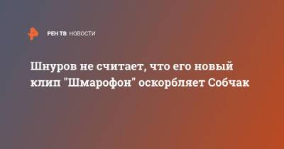 Сергей Шнуров - Ксения Собчак - Шнуров не считает, что его новый клип "Шмарофон" оскорбляет Собчак - ren.tv - Санкт-Петербург