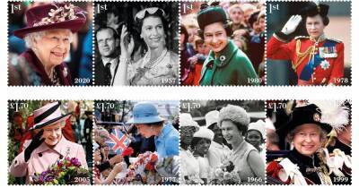 Елизавета II - принц Филипп - Елизавета - Королевская почта представила набор марок к Платиновому юбилею правления Елизаветы II - focus.ua - США - Украина - Вашингтон - Колумбия - Индия