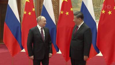 Владимир Путин - Си Цзиньпин - До церемонии открытия Олимпийских игр Владимир Путин провел переговоры с председателем КНР Си Цзиньпином - 1tv.ru - Россия - Китай