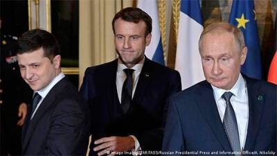 Владимир Зеленский - Владимир Путин - Макрон обсудил с Путиным и Зеленским ситуацию на Донбассе - bin.ua - Москва - Россия - Украина - Франция - Reuters - Twitter