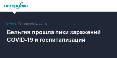 Бельгия - Бельгия прошла пики заражений COVID-19 и госпитализаций - interfax.ru - Москва - Бельгия - Дания