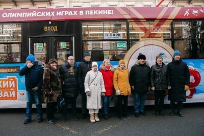 «Олимпийский трамвай» начал курсировать по Петербургу в день открытия Игр в Пекине - spb.mk.ru - Санкт-Петербург - Пекин