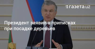 Шавкат Мирзиеев - Абдулла Арипов - Президент заявил о приписках при посадке деревьев - gazeta.uz - Узбекистан - Ташкент - район Юнусабадский