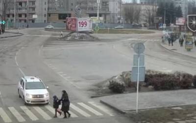 В Никополе такси сбило мать и ребенка на "зебре": видео момента - korrespondent.net - Украина - Львов - Днепропетровская обл. - Никополь - Краматорск
