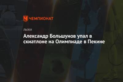 Александр Большунов - Алексей Червоткин - Денис Спицов - Артем Мальцев - Александр Большунов упал в скиатлоне на Олимпиаде в Пекине - championat.com - Норвегия - Россия - Китай - Южная Корея - Пекин - Пхенчхан
