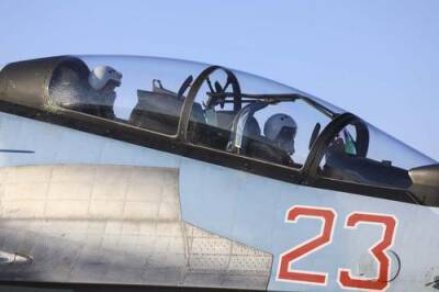 Портал Avia.pro: российский истребитель Су-30СМ перехватил американский F-15 в небе над Сирией - argumenti.ru - Россия - США - Сирия