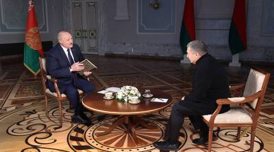 Владимир Путин - Владимир Соловьев - Александр Лукашенко - "Дело не в личном". Лукашенко не намерен смотреть сквозь пальцы на действия властей Украины - belta.by - Россия - Украина - Белоруссия - Минск