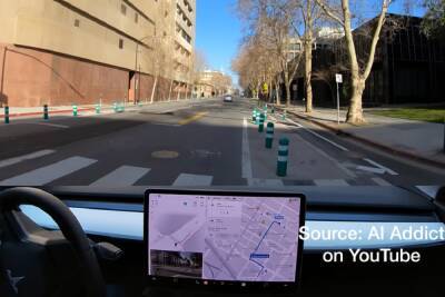 На видео попало, возможно, первое ДТП с Tesla под управлением Full Self-Driving Beta (обошлось без пострадавших) - itc.ua - США - Украина - Сан-Хосе