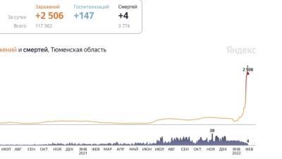 В Тюменской области зафиксировано 2506 случая коронавируса - nashgorod.ru - Россия - Тюменская обл. - Югра - окр. Янао