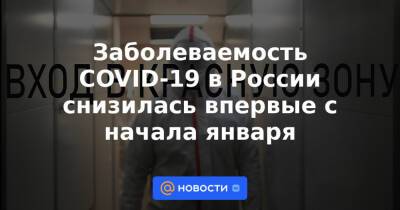 Заболеваемость COVID-19 в России снизилась впервые с начала января - news.mail.ru - Москва - Россия - Иркутская обл. - Санкт-Петербург - Московская обл. - Челябинская обл. - Нижегородская обл. - Алтайский край - Пермский край