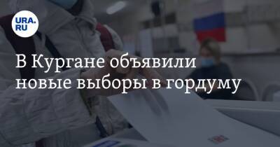 В Кургане объявили новые выборы в гордуму - ura.news - Россия - Курган - Шадринск