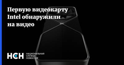 Первую видеокарту Intel обнаружили на видео - nsn.fm