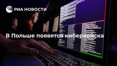 Мариуш Блащак - В Польше появятся войска обороны киберпространства - ria.ru - Польша - Варшава
