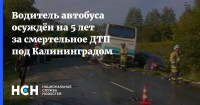 Водитель автобуса осуждён на 5 лет за смертельное ДТП под Калининградом - nsn.fm - Калининград